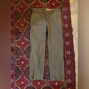 Men’s Carhartt Forest Green Pants - Relaxed Fit (36x34)